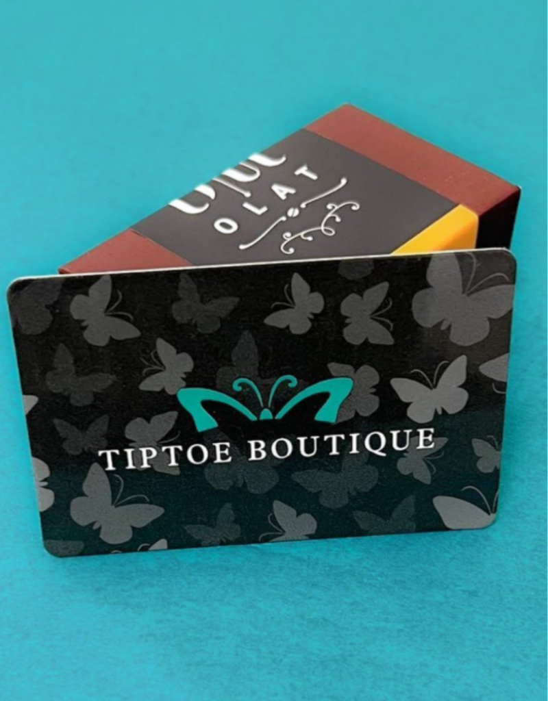 Tiptoe Holiday Gift Card Package