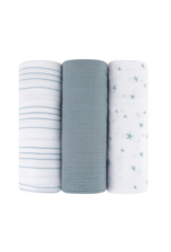 Ely's & Co Ely's & Co Tree Pack Muslin Swaddles Stars