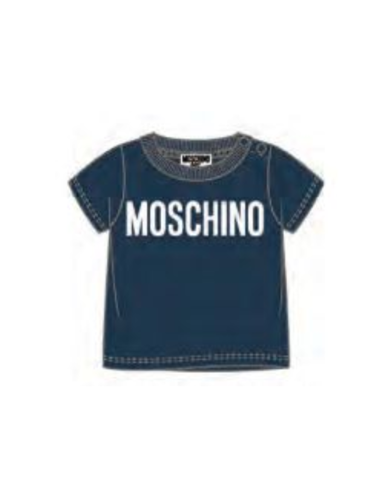 Moschino Moschino Large Text Logo Tee