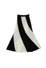 Batsheva Batsheva Cera Skirt in Cream & Black Moiré