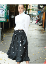 Batsheva Batsheva Ruffle Skirt in Rhinestone Moons and Stars