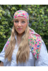 The Scarf Bar The Scarf Bar Vintage Floral Square Headscarf