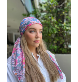 The Scarf Bar The Scarf Bar Pink Liberty Square Headscarf