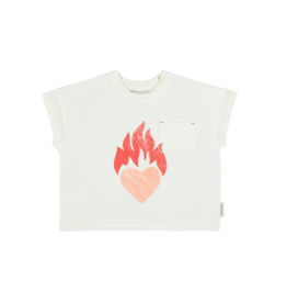 Piupiuchick Piupiuchick Heart Print T-Shirt
