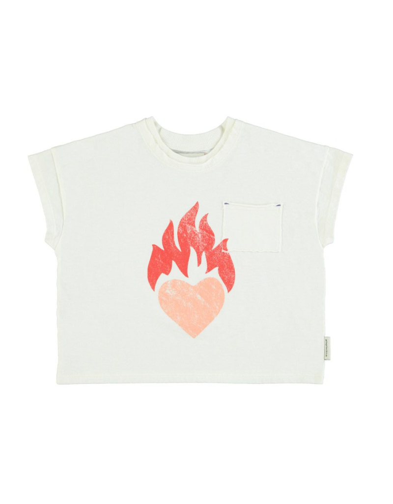 Piupiuchick Piupiuchick Heart Print T-Shirt