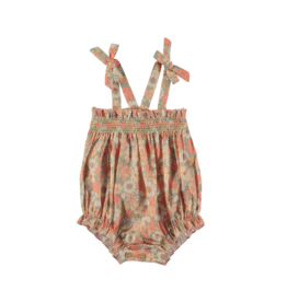 Tocoto Vintage Tocoto Vintage Floral Strips Bodysuit