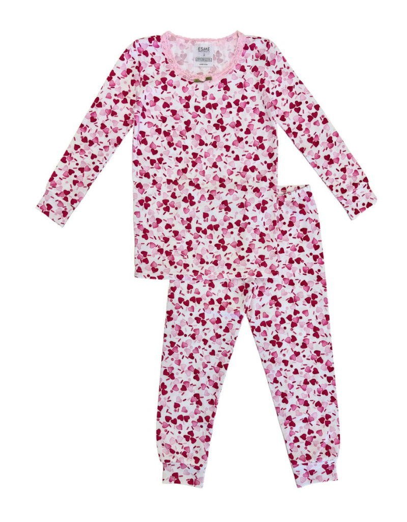 Esme Esme Infant Heart Sprinkles Pajama