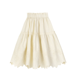 C'era una Volta C'era una Volta  Elena Cream Skirt