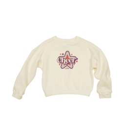 Sun Child Sun Child Branco Cheer Sweatshirt