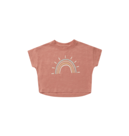 Rylee + Cru Rylee + Cru Rainbow Boxy Tee