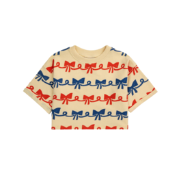 Bobo Choses Bobo Choses Ribbon Bow  Short Sleeve Sweatshirt