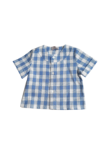 Artesania Carmina Artesania Carmina Infant Blue Check Shirt-CM-33