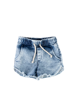 Minikid MiniKid Light Blue Jeans Short Raw