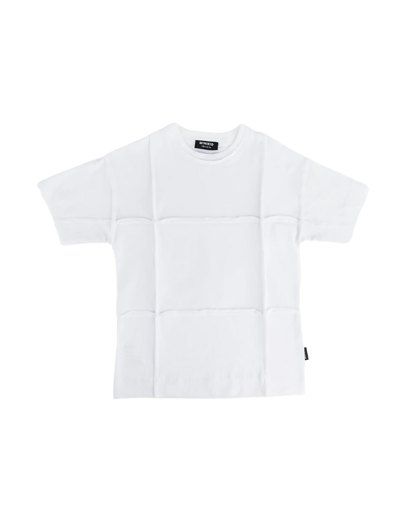 Minikid MiniKid White Reversed T-Shirt