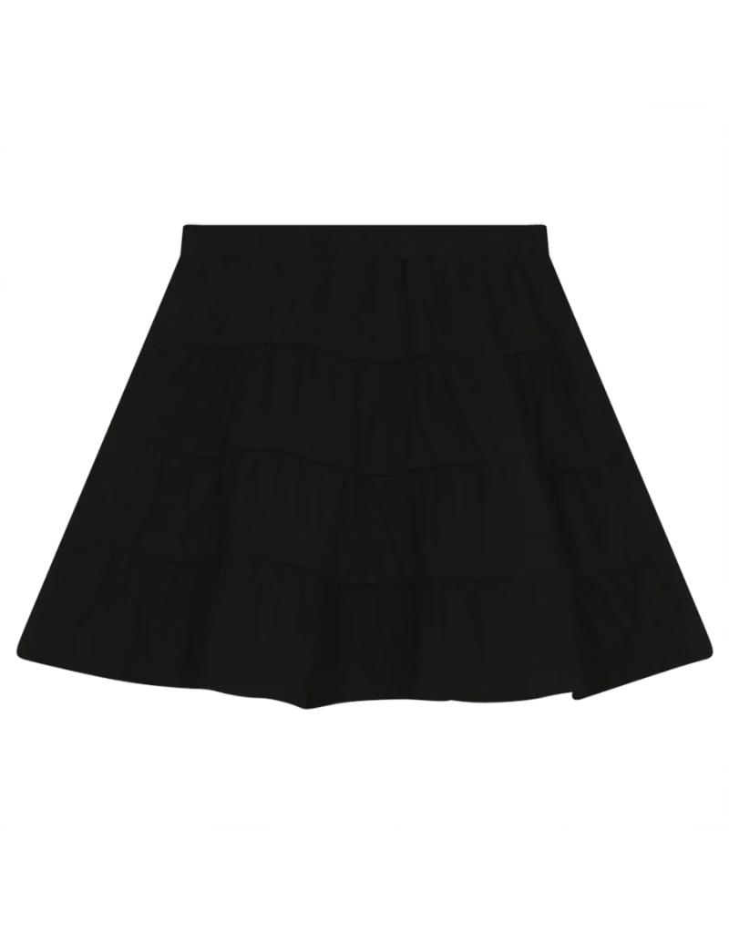Kikio Kikio Short  Tiered Solid Skirt-SB2CY1808S