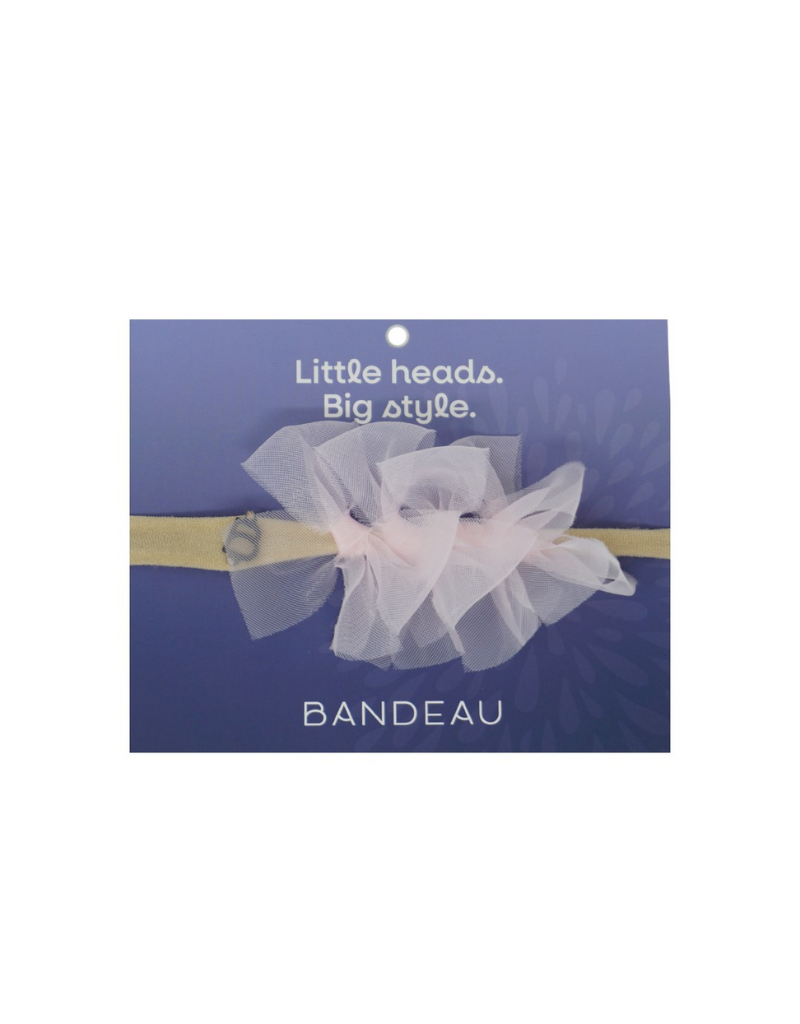 Bandeau Bandeau Sheer Organza Gathered Bow Baby Band