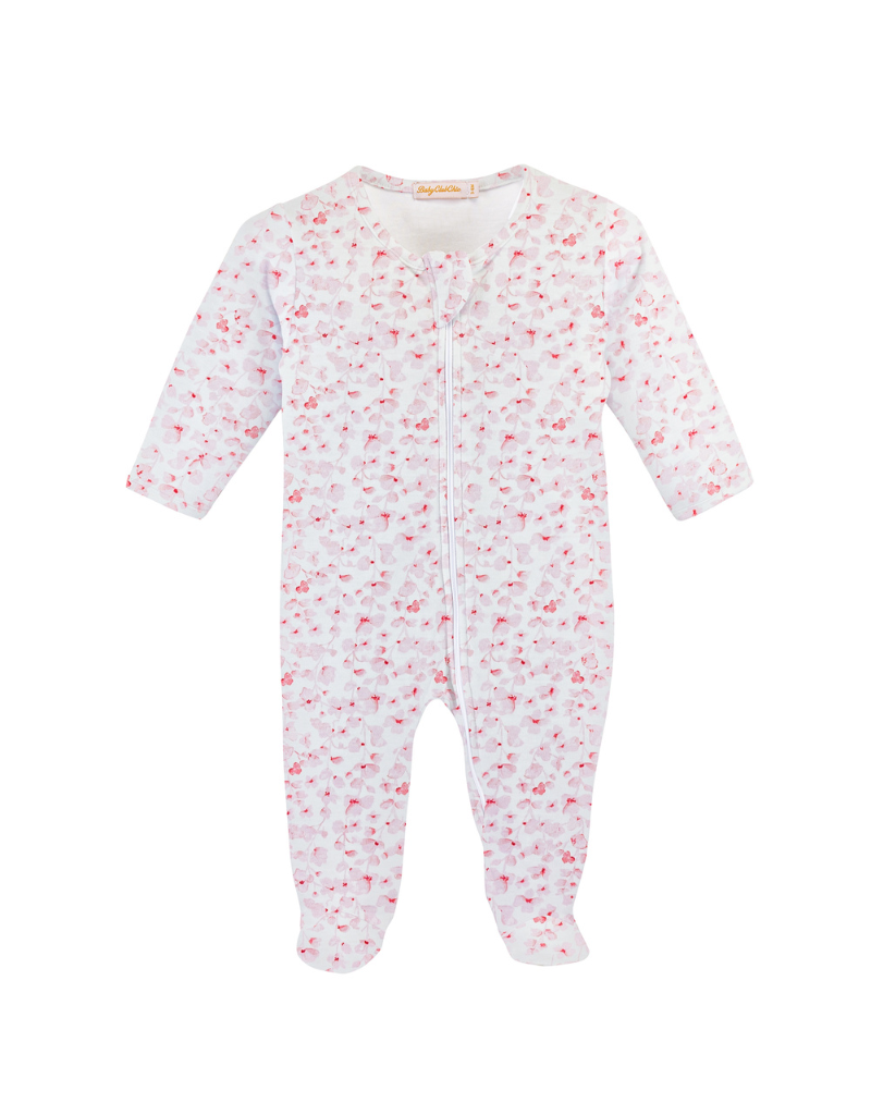 Baby Club Chic Baby Club Chic Begonias Footie