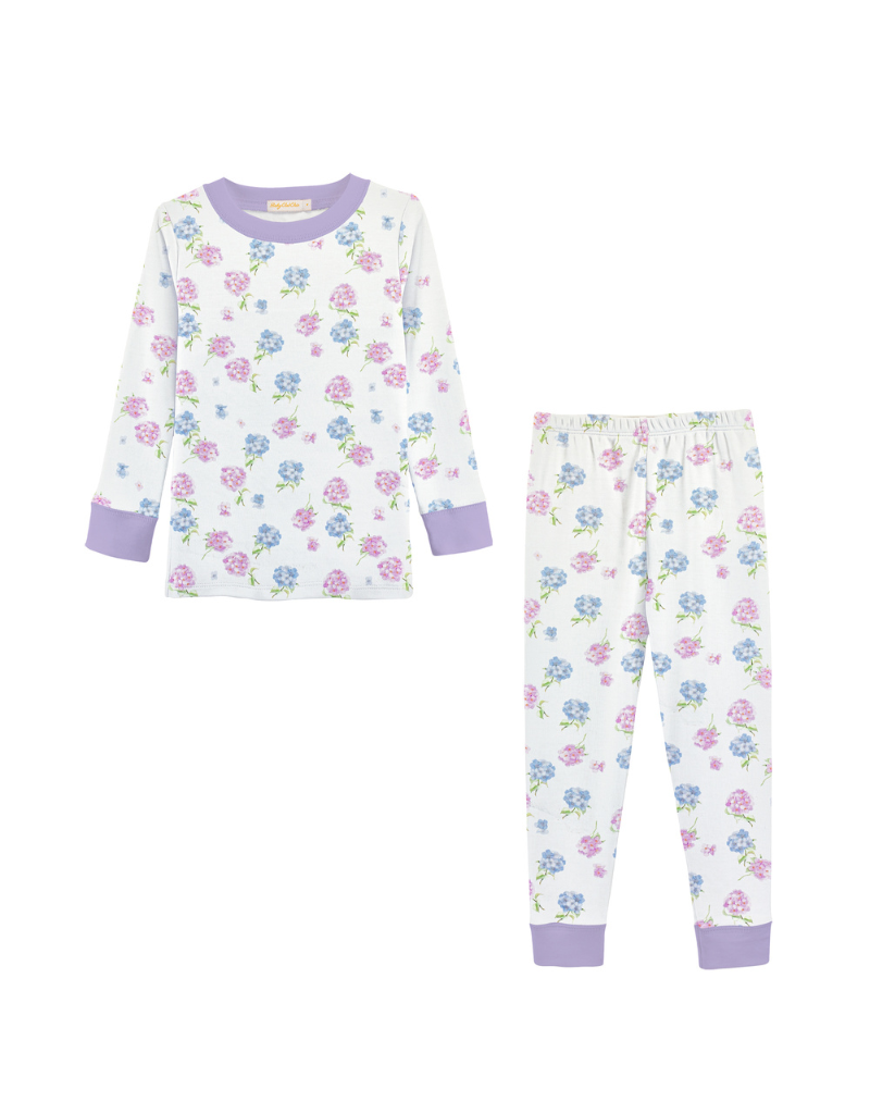 Baby Club Chic Baby Club Chic Lilac Hydrangeas Pajama