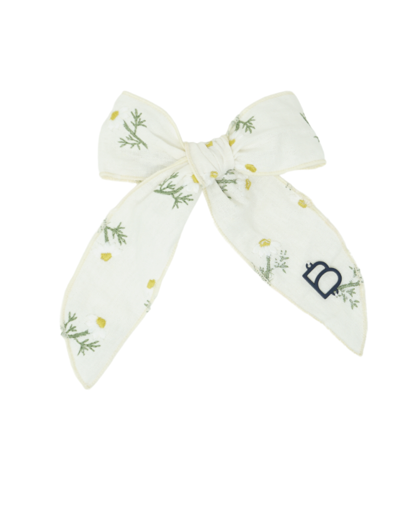 Bandeau Bandeau Scattered  Floral Medium Bow Clip