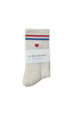 Le Bon Shoppe Le Bon Shoppe Embroidered Girlfriend Socks