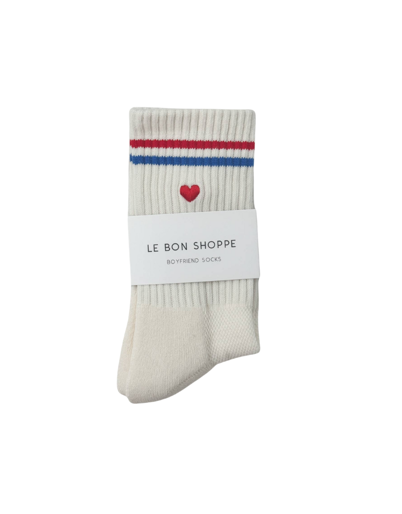 Le Bon Shoppe Le Bon Shoppe Embroidered Girlfriend Socks