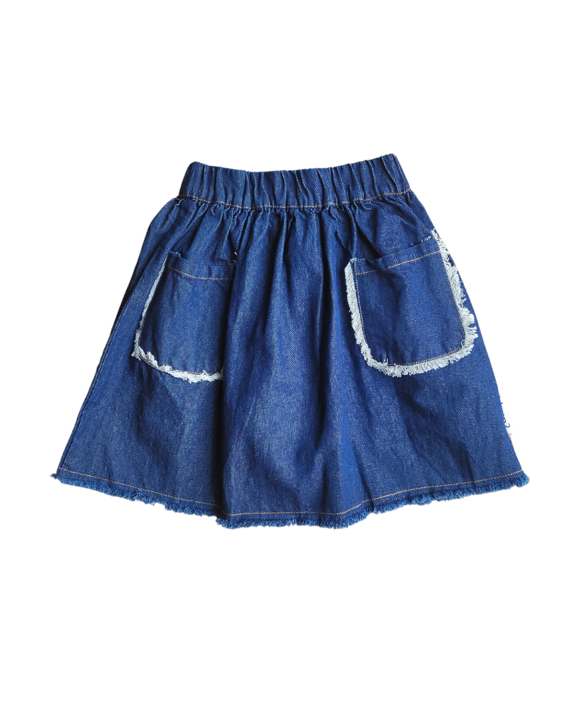 LMN3 LMN3 Blue Denim Skirt