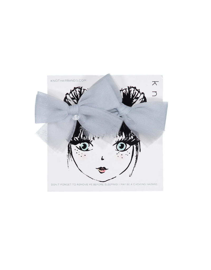 Knot Knot Tulle Bow  Clip Set