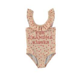 Tocoto Vintage Tocoto Vintage Hearts Grandma Swimsuit-S42024-K