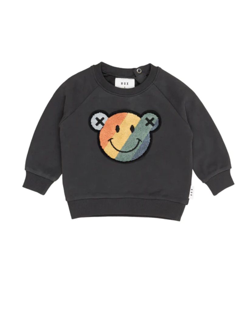 Huxbaby Huxbaby Smiley Rainbow Sweatshirt