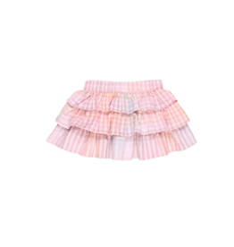 Huxbaby Huxbaby Rainbow Check Frill Skirt