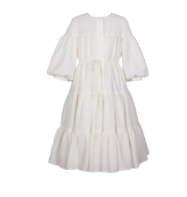 Jessie and James Jessie and James White Crinckle  Parade Dress