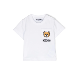 Moschino Moschino Bear Pocket Detail Tee-MUM040