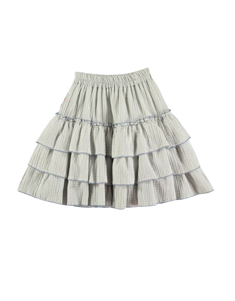 Coco Au Lait Coco au Lait Gray Double Gauze Skirt