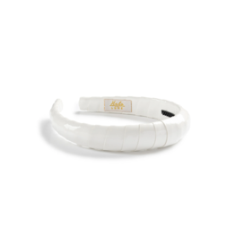 Halo Luxe Halo Luxe Taffy Patent Leather Padded Wrapped Headband