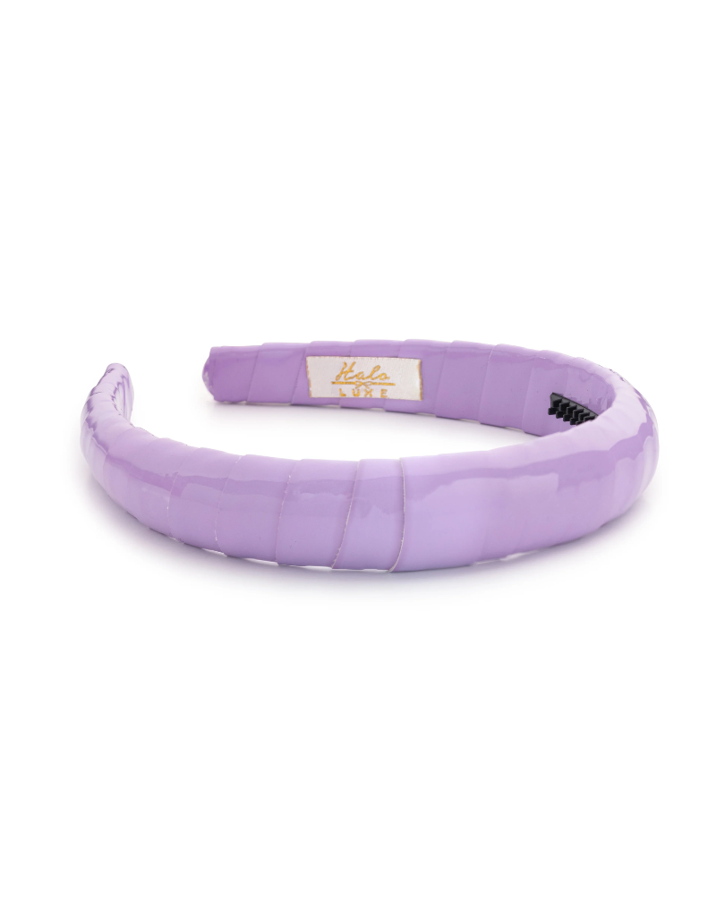 Halo Luxe Halo Luxe Taffy Patent Leather Padded Wrapped Headband