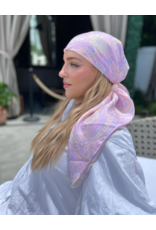 The Scarf Bar The Scarf Bar Pastel 80' Style Square Headscarf