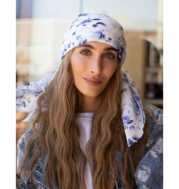 Tal Tal French Floral Headscarf With Grip