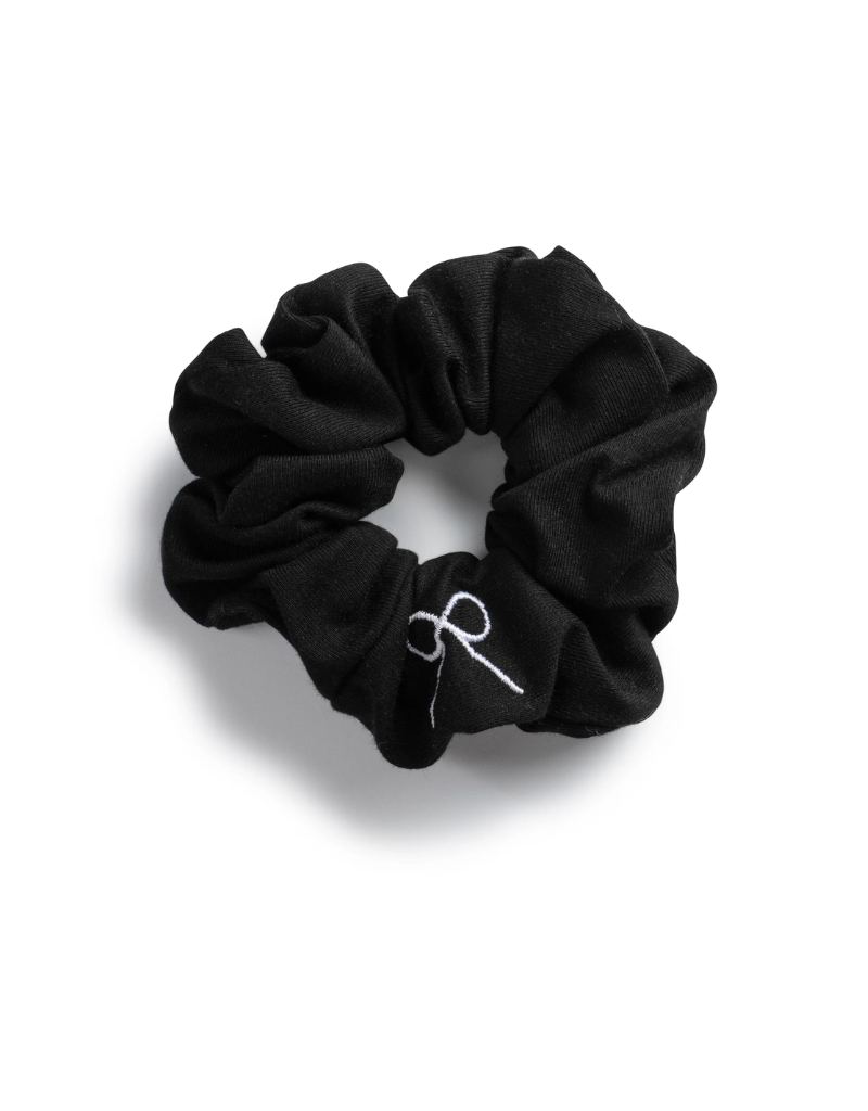 Halo Luxe Halo Luxe Marshmallow Signature Bow Logo Scrunchie