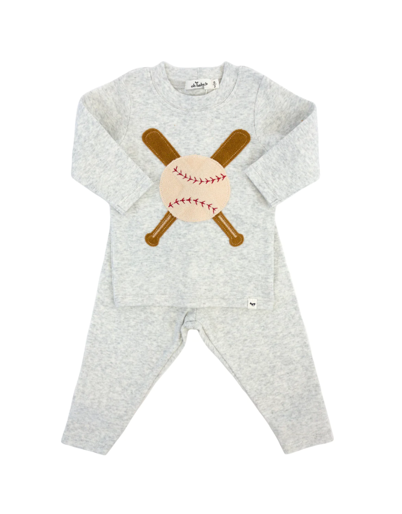 Oh baby! Oh Baby! Vintage Baseball Terry Set