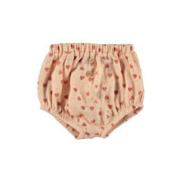 Tocoto Vintage Tocoto Vintage Heart Print Baby Bloomer-SS1424