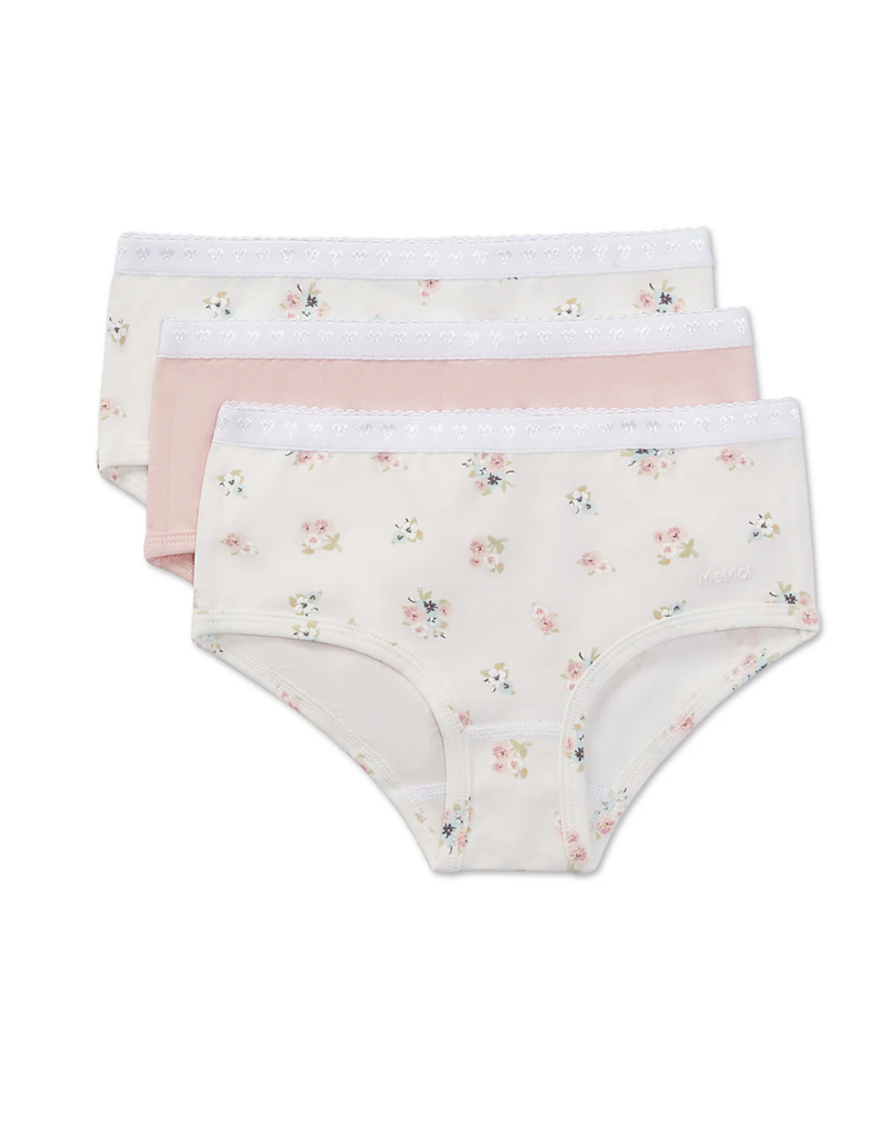 Memoi Memoi Ditsy Floral Multi Girls Panty 3 pair Pack-MKU1101