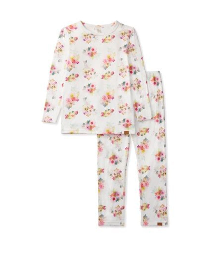 Minimoi Minimoi Floral Pointelle 2 Pc Pajama -IBP08687