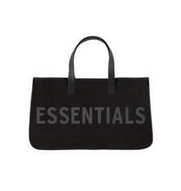 Santa Barbara Santa Barbara Essentials Black Canvas Tote Bag