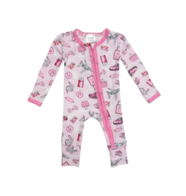 Esme Esme Pink Jet  Footie