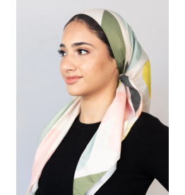 Tie Ur Knot TUK Colorful Love Story Square Headscarf