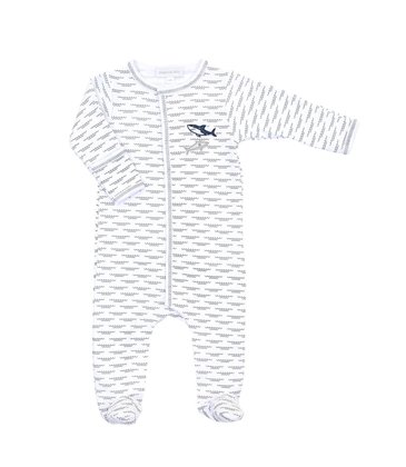 Magnolia Baby Baby Boy Baby Sailor Emb Sleeveless Short Playsuit Blue