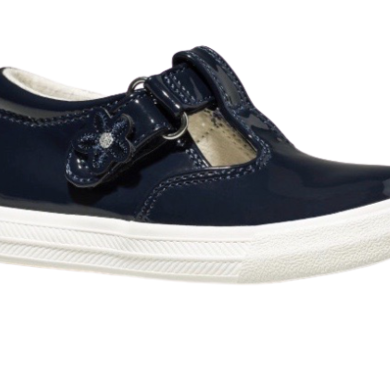Keds Daphne Navy Patent Leather Sneaker 