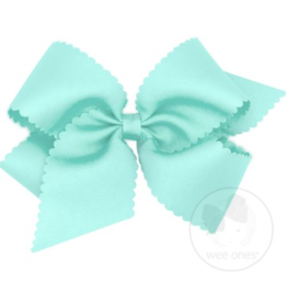 Wee Ones Wee Ones King Crystalline Scallop Edge Bow