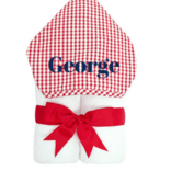 3 Marthas 3 Marthas Red Check Everykid Towel