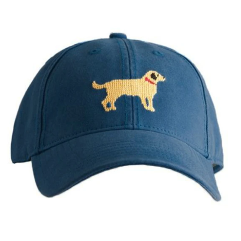 Harding Lane Harding Lane Yellow Lab On Navy Hat